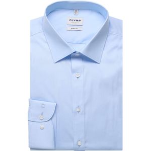 OLYMP Level Five Overhemd blauw, Effen