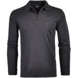 Shirt - Effen - Katoen - Lange Mouw - Normale Pasvorm