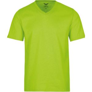 TRIGEMA Comfort Fit T-Shirt V-hals citroen, Effen