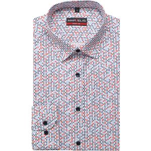 Marvelis Overhemd wit, Bedrukt