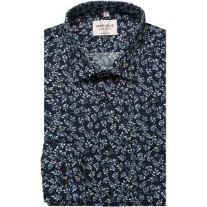 Marvelis Overhemd marine, Bedrukt