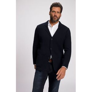 JP1880 - Gebreid Vest - Marine - Lange Mouw - V-hals