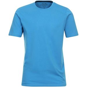 Redmond Casual Regular Fit T-Shirt ronde hals lichtblauw, Effen