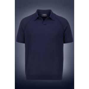 OLYMP SIGNATURE Casual Tailored Fit Polo shirt Korte mouw nachtblauw
