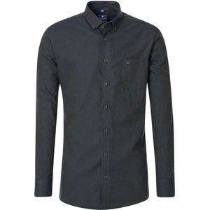 Redmond Casual Flanellen Overhemd groen, Effen