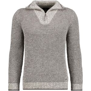 RAGMAN Trui ritssluitinggrijs, Effen