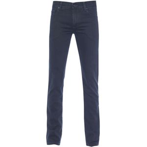 Alberto T400 Regular Fit Jeans donkerblauw, Effen