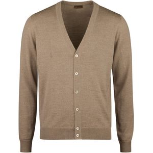 Stenströms Cardigan beige, Effen