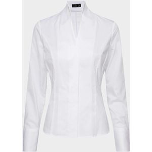 van Laack Slim Fit Dames Overhemd wit, Effen