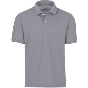 TRIGEMA Comfort Fit Polo shirt Korte mouw grijs