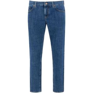 Alberto Pipe Broek blauw, Gewassen