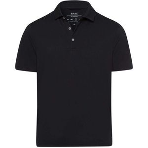 Brax Modern Fit Polo shirt Korte mouw zwart