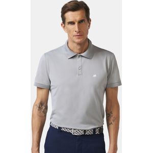 Meyer Polo shirt Korte mouw zilver