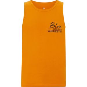 Jan Vanderstorm Tanktop oranje, Bedrukt