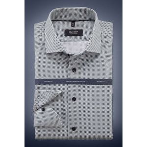 OLYMP SIGNATURE Overhemd olijf, Bedrukt