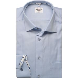 Marvelis Overhemd blauw, Effen