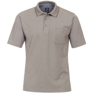 Redmond Casual Regular Fit Polo shirt Korte mouw beige