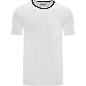 Pierre Cardin Tailored Fit T-Shirt ronde hals wit, Effen