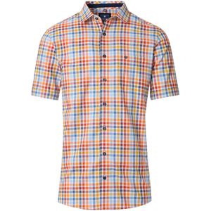 Redmond Casual Overhemd Korte mouw geel