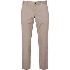 Alberto Lou Broek beige, Effen