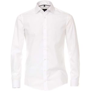 Venti Modern Fit Overhemd wit, Effen