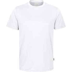 HAKRO 287 Regular Fit T-Shirt ronde hals wit, Effen