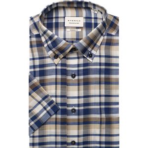 ETERNA Overhemd Korte mouw marine