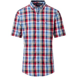 Redmond Casual Overhemd Korte mouw rood