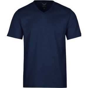 TRIGEMA Comfort Fit T-Shirt V-hals , Effen