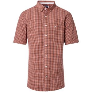 Redmond Casual Overhemd Korte mouw oranje