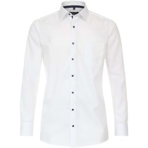 Casa Moda Comfort Fit Overhemd wit, Effen
