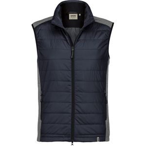 HAKRO 864 Gewatteerd vest inkt, Effen