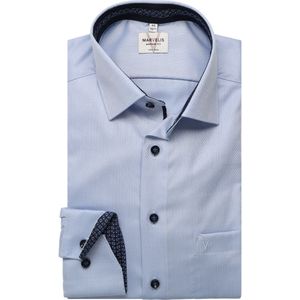 Marvelis Overhemd blauw, Faux-uni