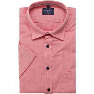 Marvelis Casual Overhemd Korte mouw rood