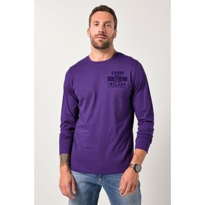 JP1880 Longsleeve paars, Bedrukt