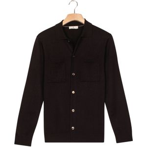 Thomas Maine Overshirt marine, Effen