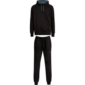 TRIGEMA trainingspak zwart, Effen