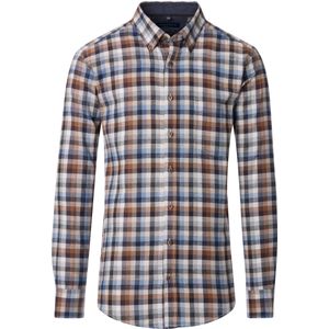 Casa Moda Overhemd antraciet, Ruit