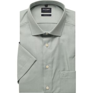 OLYMP Luxor Overhemd Korte mouw lichtgroen