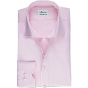 Stenströms Fitted Body Overhemd lichtroze, Effen