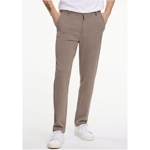 Lindbergh - Stoffen Herenbroek - Materiaalmix - Recht Model - Achterzakken