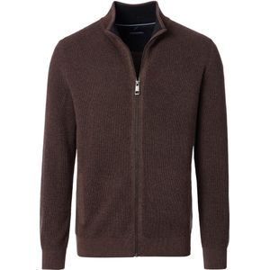 Casa Moda Vest bruin, Effen