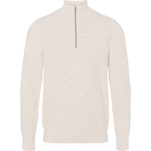 Kronstadt Carlo Sweatshirt ritssluiting zand, Effen