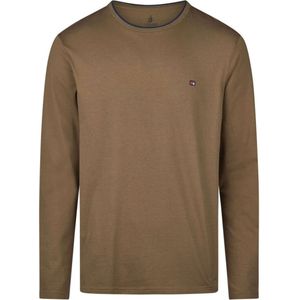 Jupiter Longsleeve olijf, Effen