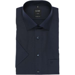 OLYMP Luxor Overhemd Korte mouw marine