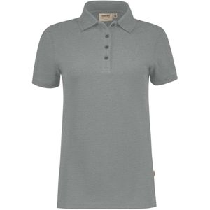 HAKRO Regular Fit Dames Poloshirt grijs, Effen