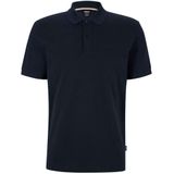 BOSS Regular Fit Polo shirt Korte mouw donkerblauw