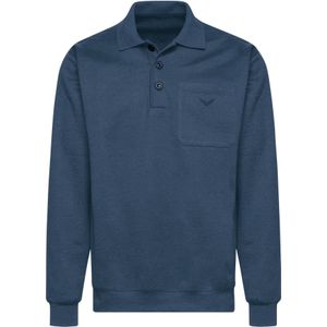 TRIGEMA Poloshirt lange mouw , Effen
