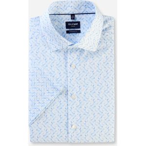 OLYMP Luxor Overhemd Korte mouw blauw