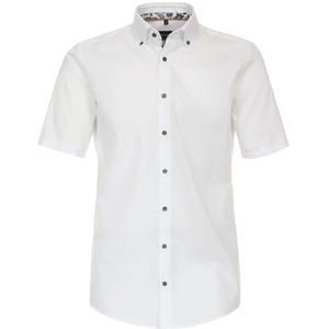 Venti Modern Fit Overhemd Korte mouw wit